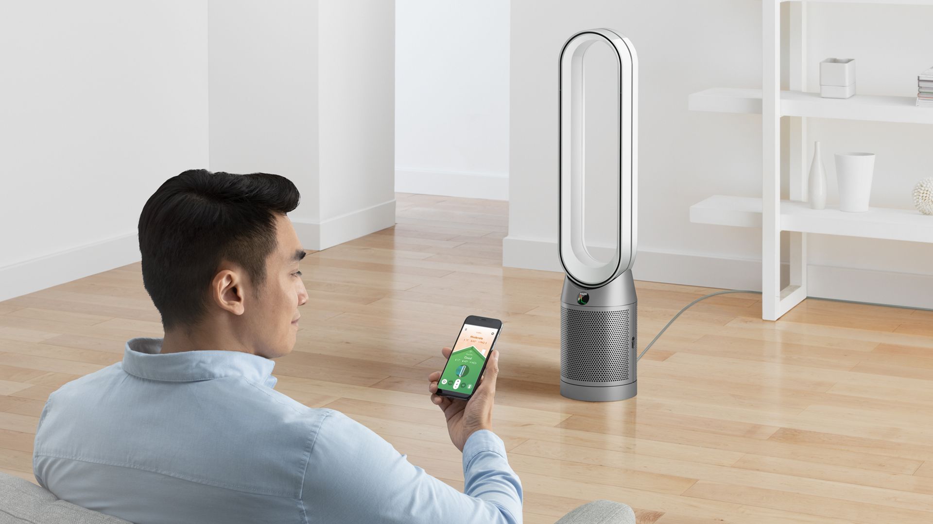 Dyson Purifier Cool™ air purifier TP07 (White/Silver)